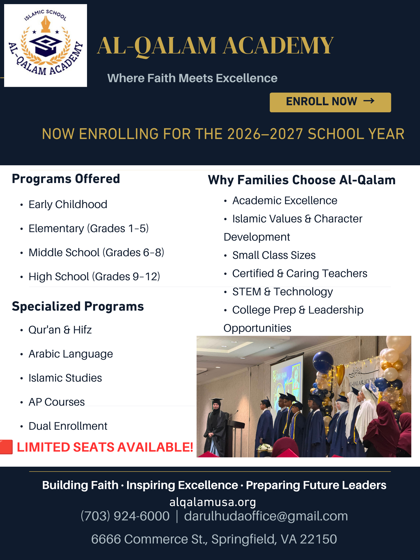 Now Enrolling!